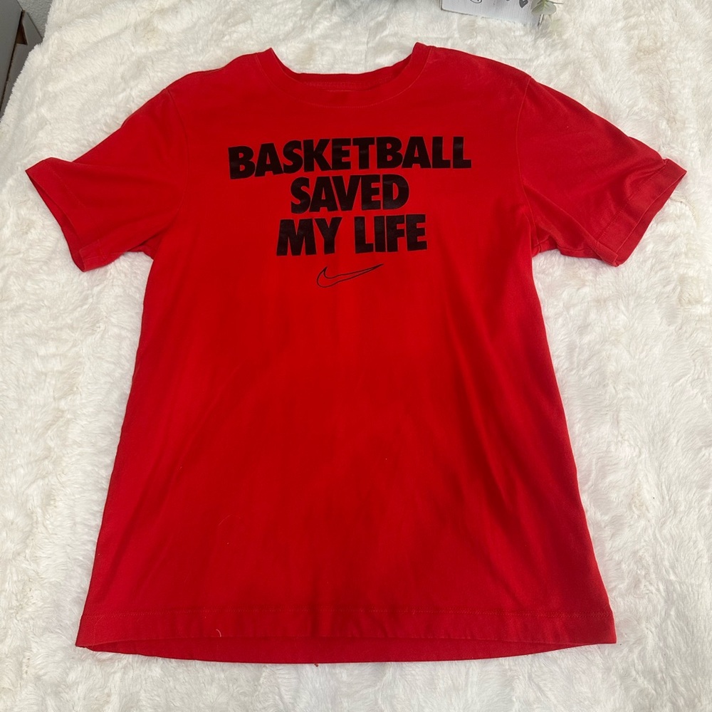 Nike basketball saved my life tee Size small.